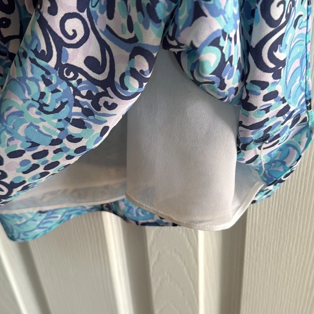 Lilly Pulitzer Marilina Tunic Dress in Light Aqua Spritz